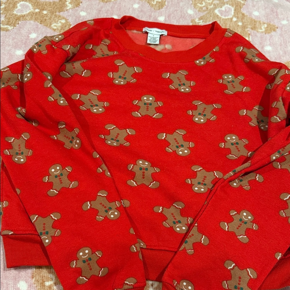 Red Gingerbread Sweatshirt
